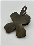 North and Judd Mfg. Art Nouveau Bronze Clover Desk Clip