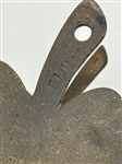 North and Judd Mfg. Art Nouveau Bronze Clover Desk Clip