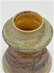 Quezal Threaded Heart and Vine Glass Shade