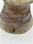Quezal Threaded Heart and Vine Glass Shade