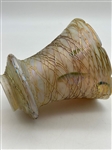 Quezal Threaded Heart and Vine Glass Shade