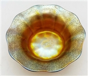 L.C. Tiffany Signed Favrile Art Glass Bowl