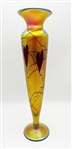 Lundberg Studios Heart and Vine Large Trumpet Vase