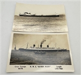 R.M.S. "Queen Mary" Postcard Lot