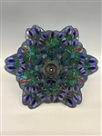 Leaded Shade Table Lamp Unusual Shape