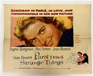 Paris Does Strange Things, 1957 Movie Poster