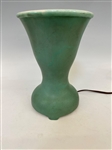 Muncie Art Pottery Green Matte Lamp  