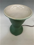 Muncie Art Pottery Green Matte Lamp  
