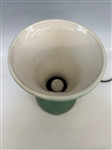 Muncie Art Pottery Green Matte Lamp  