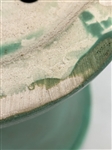 Muncie Art Pottery Green Matte Lamp  