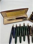 Group of 14k Gold Nib Fountain Pens