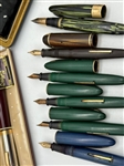 Group of 14k Gold Nib Fountain Pens