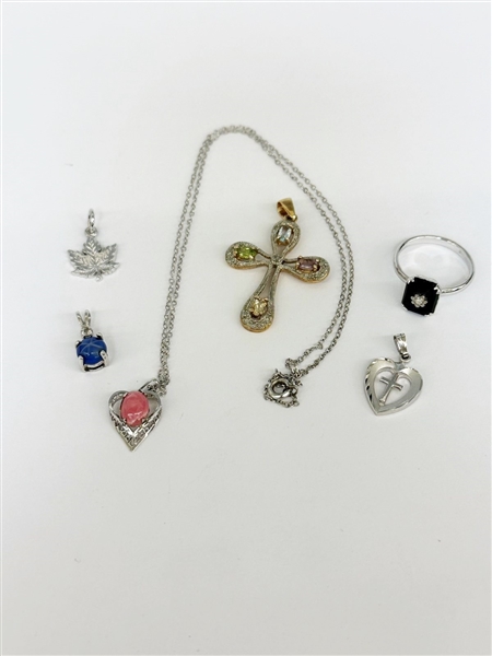 Group of Sterling Silver Jewelry
