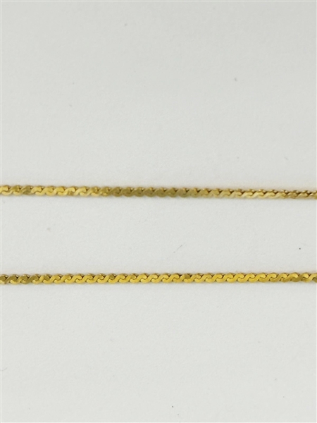 14k Gold Chain 30" Long
