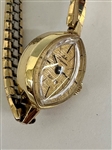 14k Gold Jules Jurgensen Ladies Watch & MOP Stud Earrings