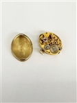 14k Gold Jules Jurgensen Ladies Watch & MOP Stud Earrings