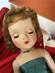 Vintage Doll Travel Trunk With Madame Alexander Doll and Accessories, Clothes: 