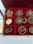 Group of Costume Jewelry: Sarah Cov, Sterling, Unsigned