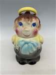 DeForest California Pottery Holy Devil/Halo Boy Cookie Jar