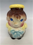 DeForest California Pottery Holy Devil/Halo Boy Cookie Jar