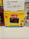 (7) Pinocchio Walt Disney Ornaments and Figurines