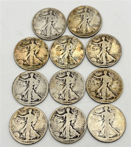 Walking Liberty Half Dollar Lot 