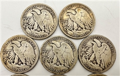 Walking Liberty Half Dollar Lot 