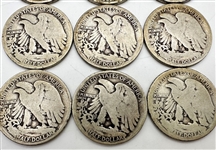 Walking Liberty Half Dollar Lot 