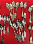 (45) Coin Silver Spoons With Maker's and Retailer's Marks