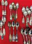 (45) Coin Silver Spoons With Maker's and Retailer's Marks