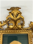 Pair of Ida Calzolari Hand Painted Miniatures in High Pierce Ornate Frames
