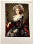 Hand Painted Portrait Miniature Portrait Princess De Lamballe
