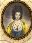 (5) Hand Painted Miniature Portraits