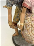 Lladro Thai Couple Oversize Sculpture Vicente Martinez 1974
