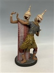 Lladro Thai Couple Oversize Sculpture Vicente Martinez 1974