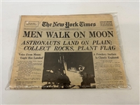 New York Times Newspaper July 21, 1969