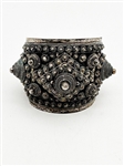 Siam Sterling Silver Large Chunky Cuff Bracelet