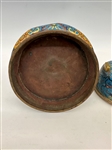 19th Century Cloissone Handled Food Pot