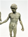 (2) Bronze 19th Century Figures Male and Female Nudes