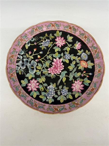 Famille Rose Footed Charger