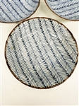 (3) Made in Japan Blue and White Shallow Bowls