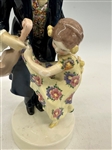 Porcelain Figural Group Father and Daughter