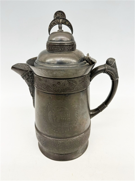 Dr. Harters Quadruple Silverplate Presentation Jug 