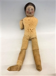Primitive Hand Painted Folk Doll