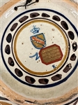 Pair of Large Majolica Stoneware Chargers