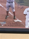 Large 2004 Boston Red Sox Autographed Photograph Full Beckett COA