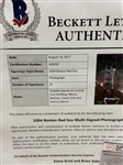 Large 2004 Boston Red Sox Autographed Photograph Full Beckett COA