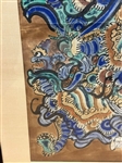 Style of Kuniyoshi Samurai Watercolor Painting
