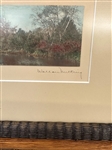 Large Wallace Nutting Hand Tinted Photo Framed