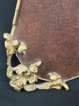 Peacock Embossed Paper Relief Framed Ornate Gilt Frame